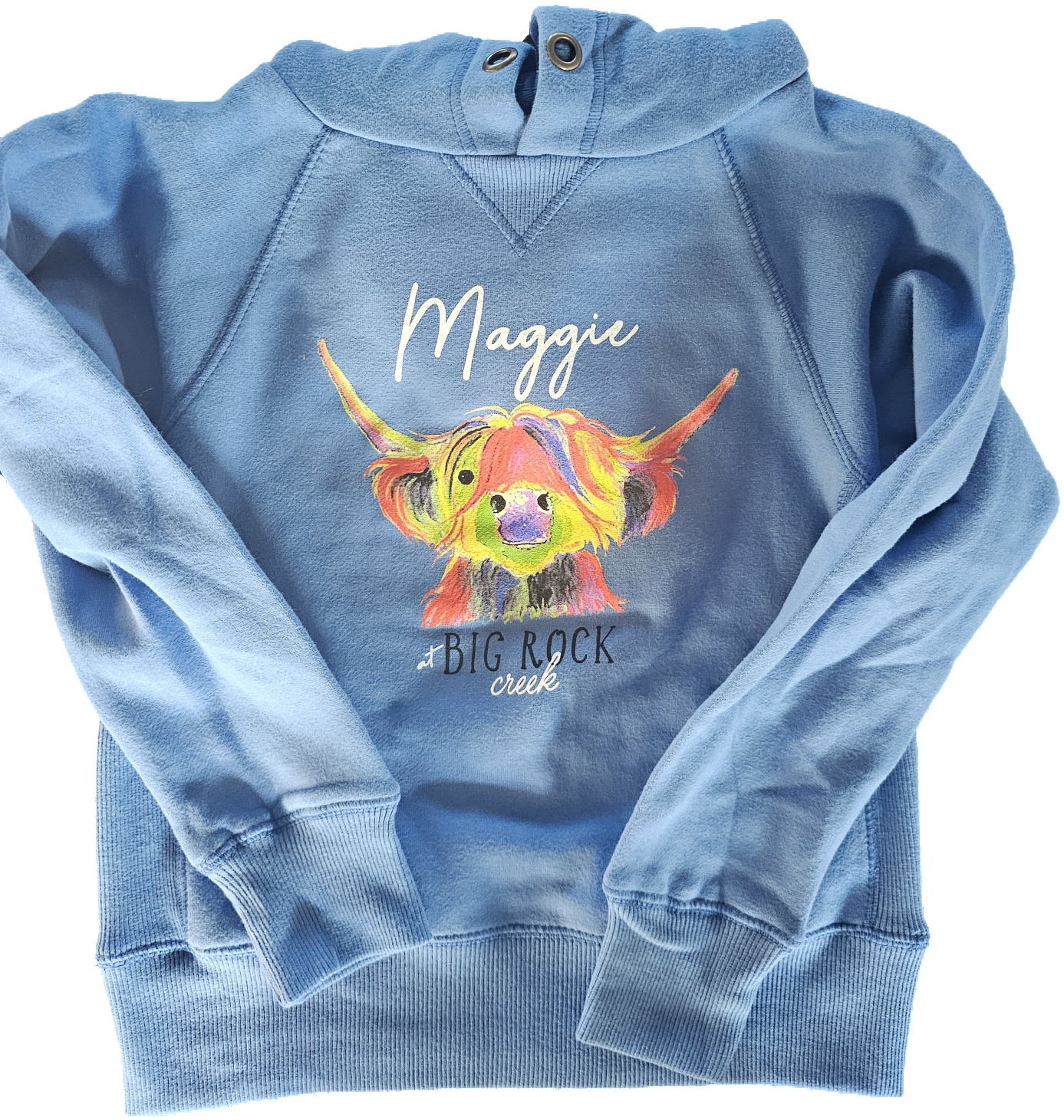 Rainbow Maggie Hoodie-Royal Blue